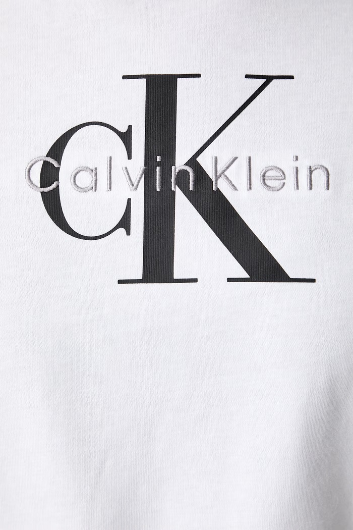 Calvin Klein Jeans kratka majica ženska bombažna LV047G288G bela