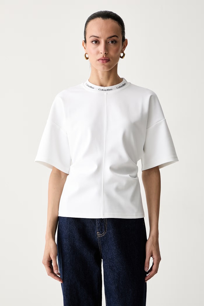 Calvin Klein Jeans t-shirt γυναικείο λευκό LV047G235G
