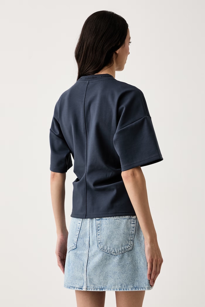 Îmbrăcăminte Calvin Klein Jeans tricou pentru femei LV047G235G bleumarin