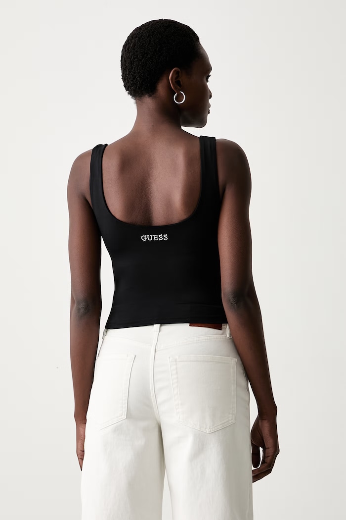 Oblačila Guess top ženski LOTUS V6YP18.K4788 črna