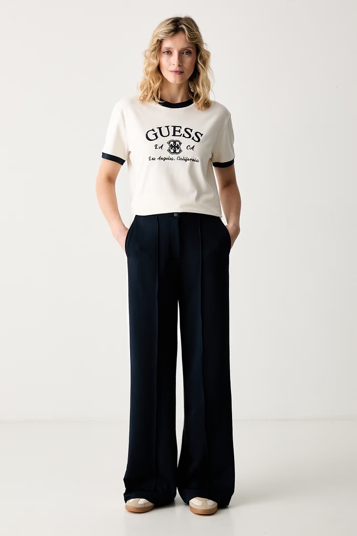 Guess tričko dámské bavlněné s elastanem HOSHI V6YI18.K4320 béžová AW26