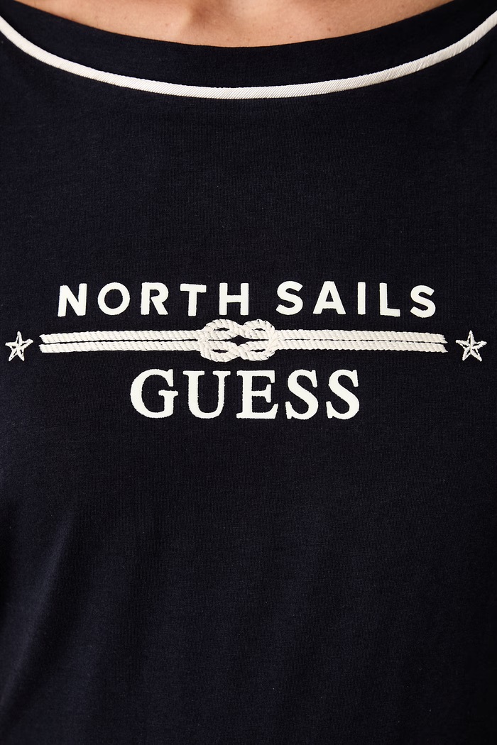 Guess kratka majica ženska bombažna z elastanom X NORTH SAILS W6YI58.K5317