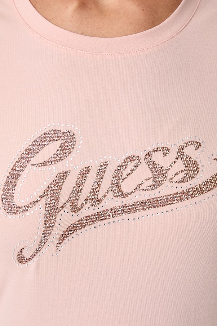 Guess T-shirt damski z bawełną W6YI21.K4337
