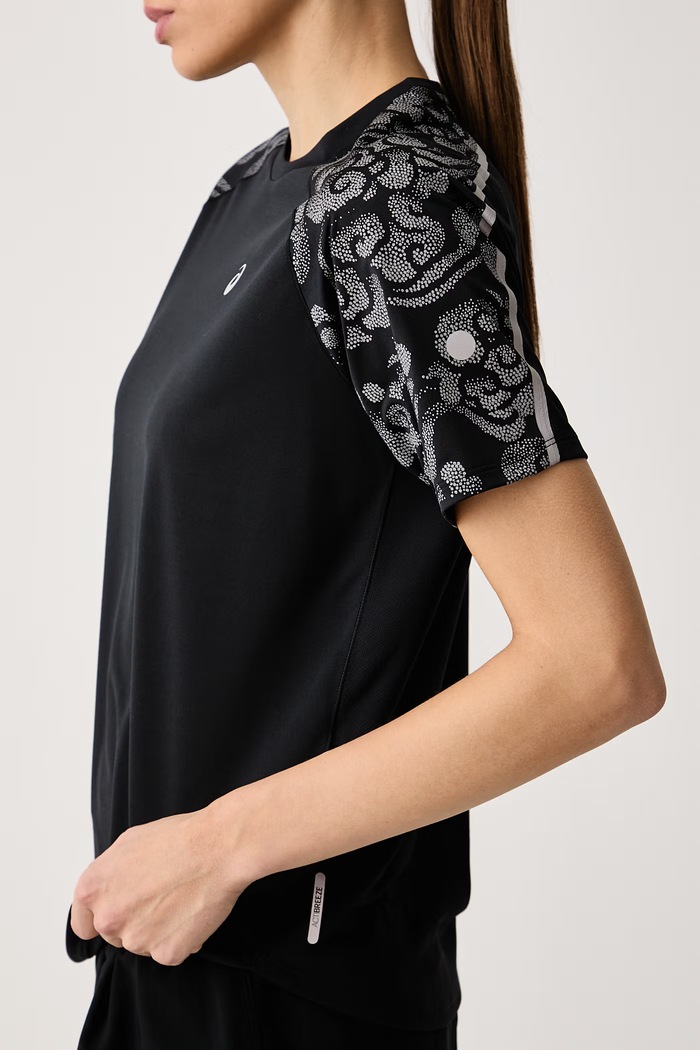 T-shirt treningowy damski ROAD LITE-SHOW SS TOP Asics 2012D489.001 czarny