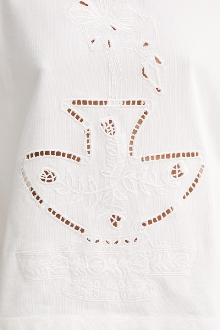 MUNTHE tricou pentru femei, din bumbac NELLAMY 262113526267 bej
