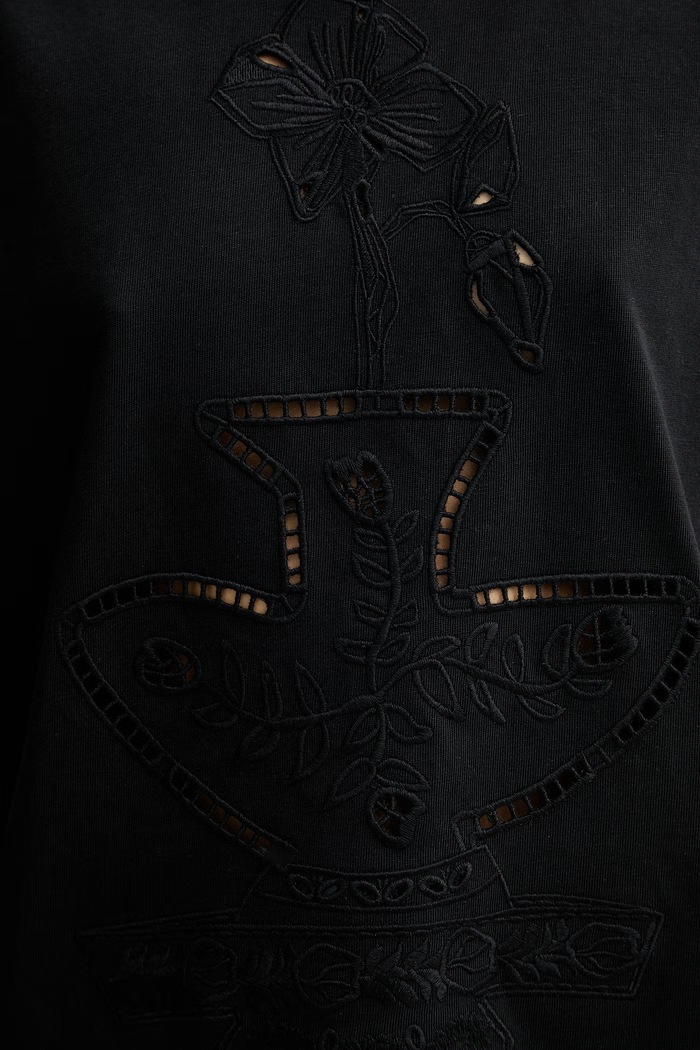 MUNTHE tricou pentru femei, din bumbac NELLAMY 262113526267 negru