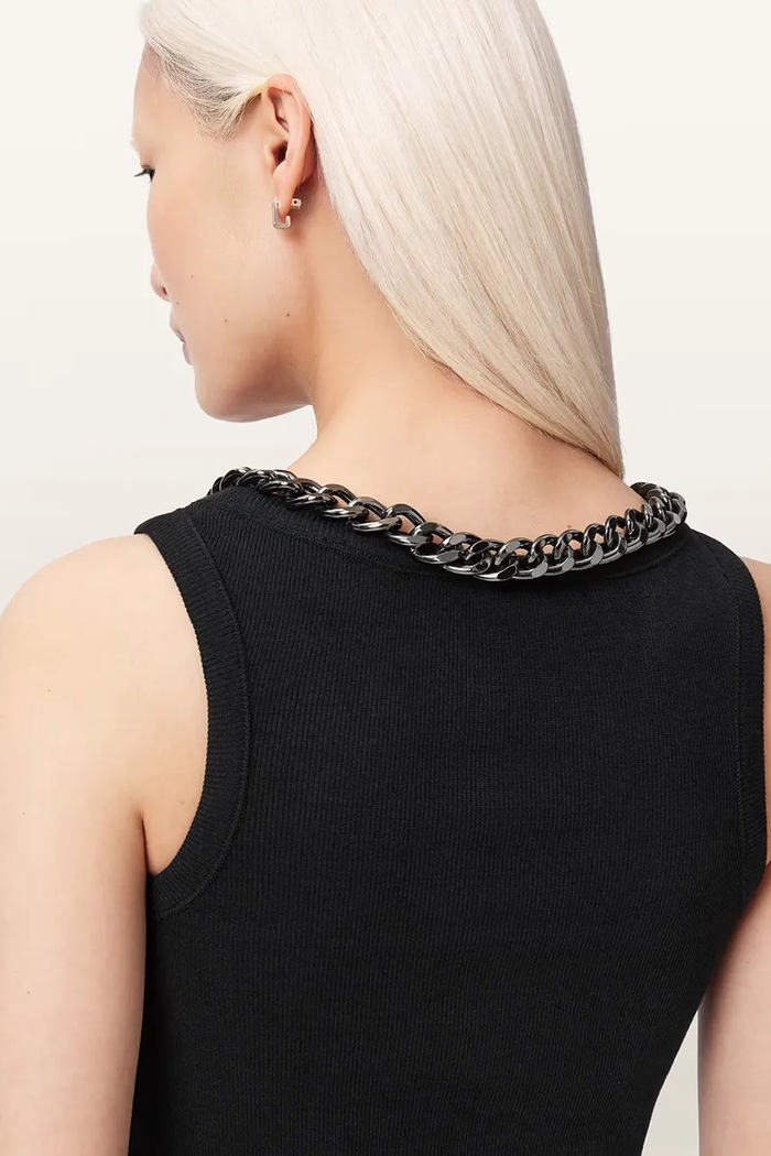 AllSaints top damski z bawełną LUCY W103JE