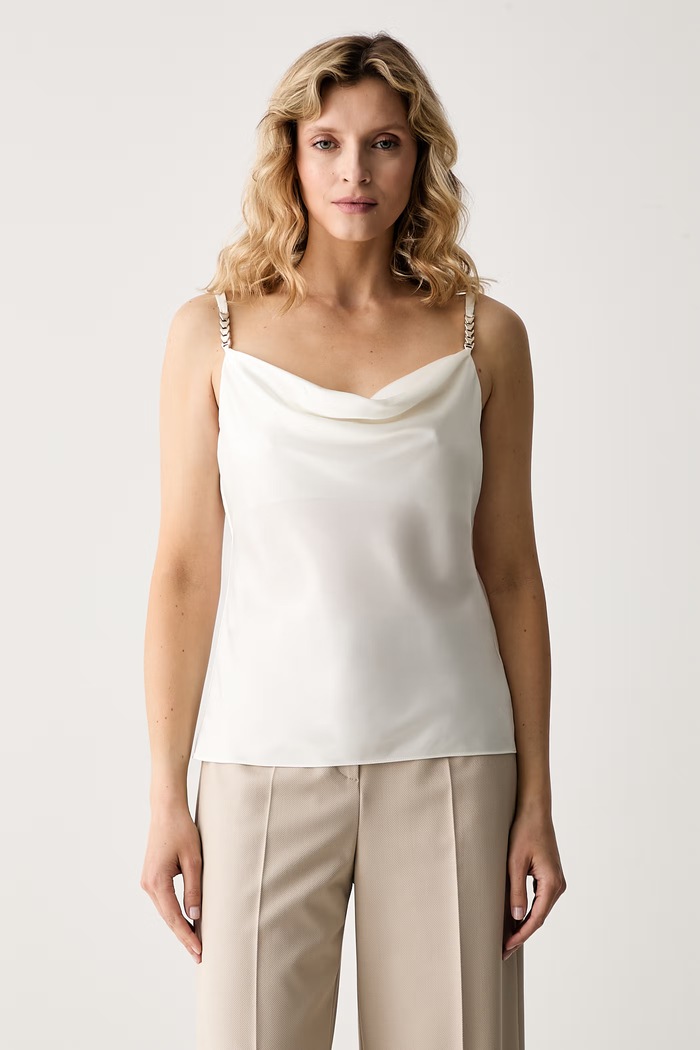 Marciano by Guess μπλούζα με τιράντες Γυναικεία ROMA μπεζ G6YH01.W3703
