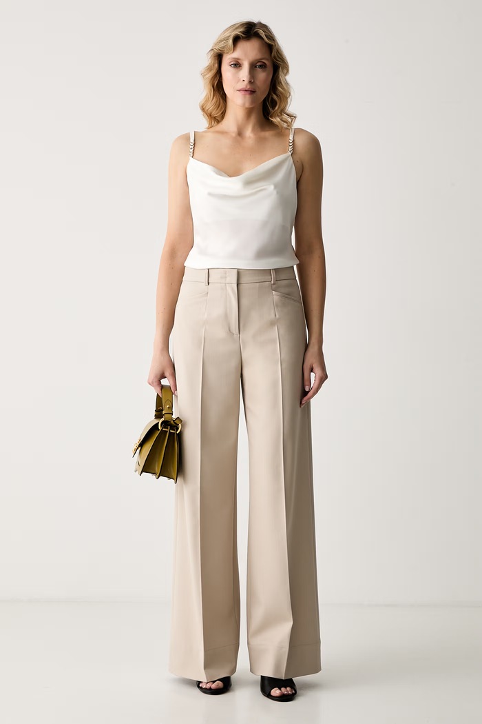 Marciano by Guess μπλούζα με τιράντες Γυναικεία ROMA G6YH01.W3703 μπεζ AW26