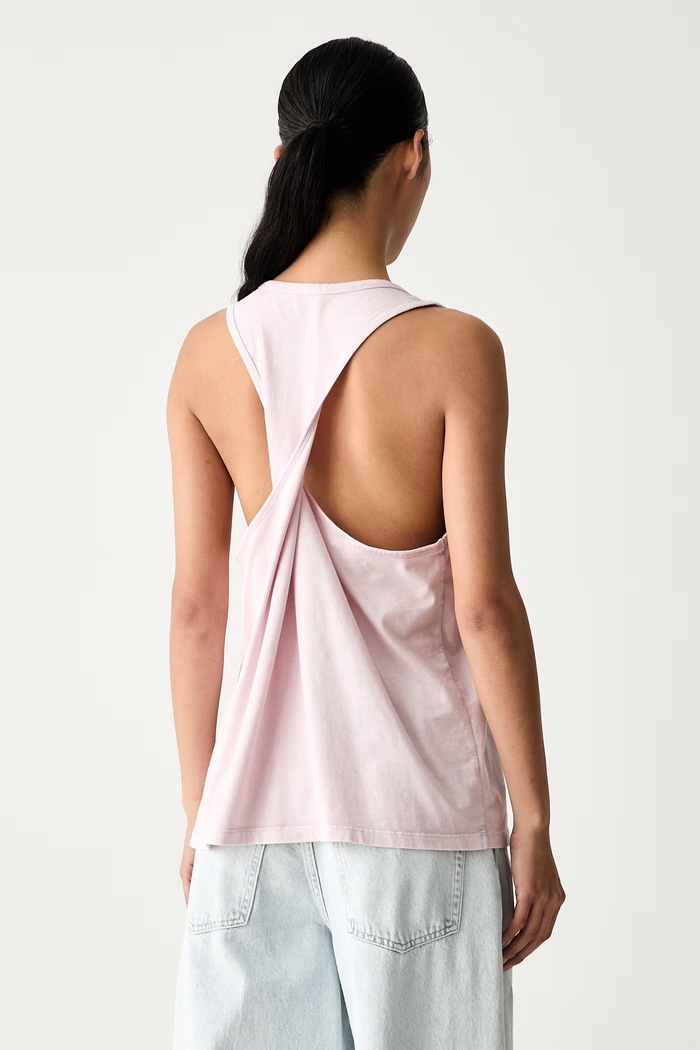 Odzież Miss Sixty top damski bawełniany 6M2SJ04200 różowy