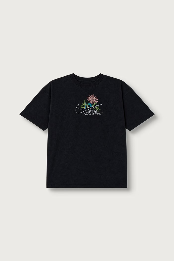 Nike T-shirt dziecięcy bawełniany Nike Sportswear Club czarny IX6167