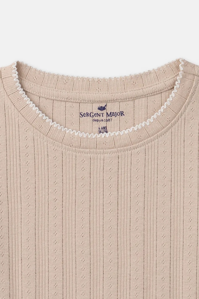 T-shirt dziecięcy bawełniany 2-pack Sergent Major 26H5PFD1HLI.128.146 beżowy