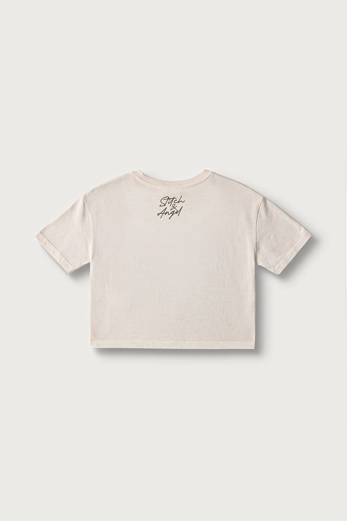 United Colors of Benetton T-shirt dziecięcy bawełniany 3085C10CI.G.Seasonal beżowy AW26