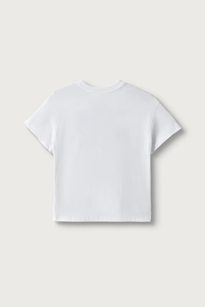 Converse T-shirt παιδικό βαμβακερό 4CJ027 λευκό AW26