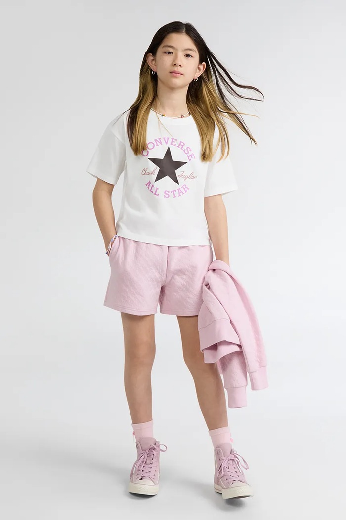 Converse T-shirt dziecięcy z bawełną 4CG896.9BY2