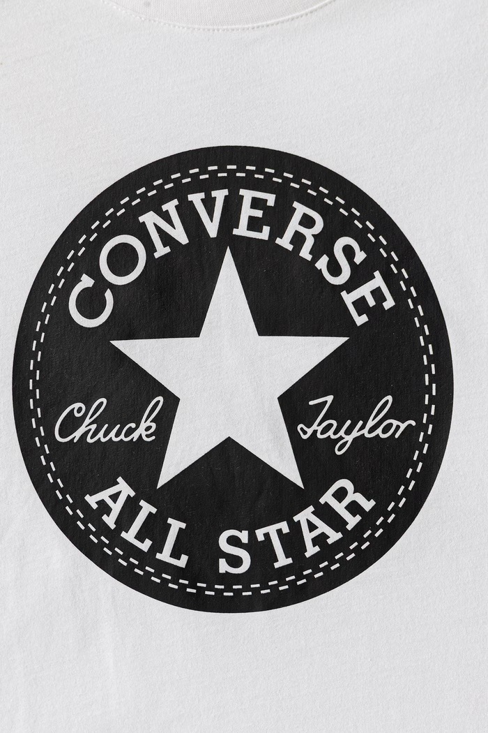 Dziewczynka Converse T-shirt dziecięcy bawełniany 469787.9BY2 biały