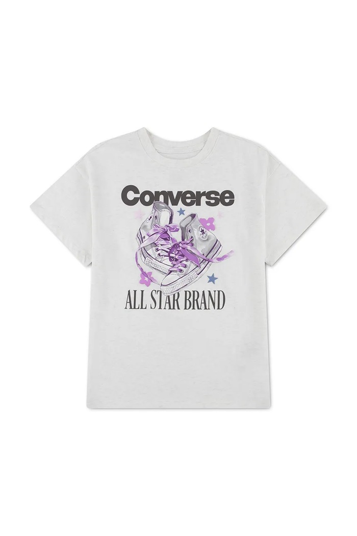 Converse Тениска за деца с памук бял 3CJ842