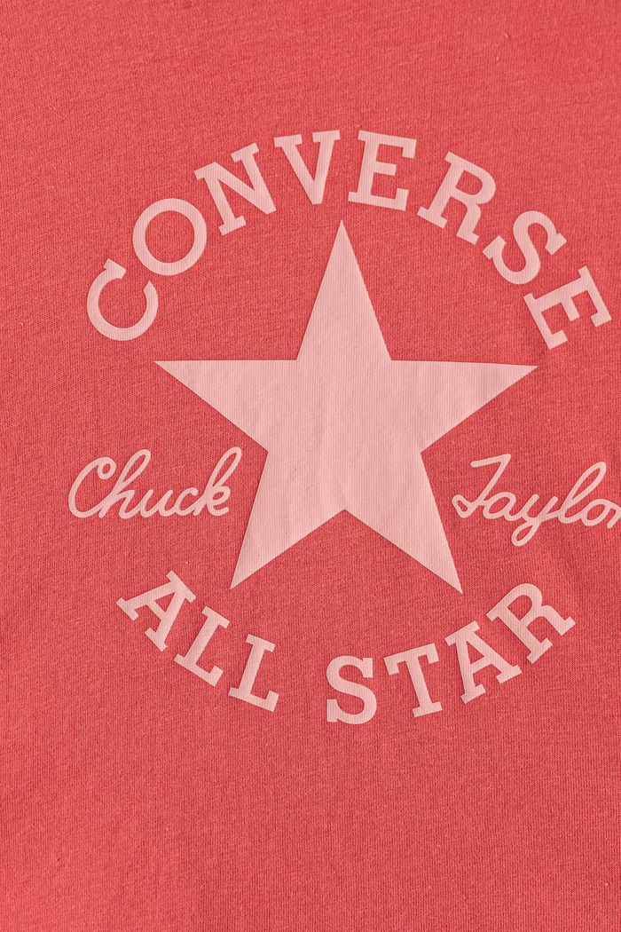 Момиче Converse Тениска за деца с памук 3CG896 розов