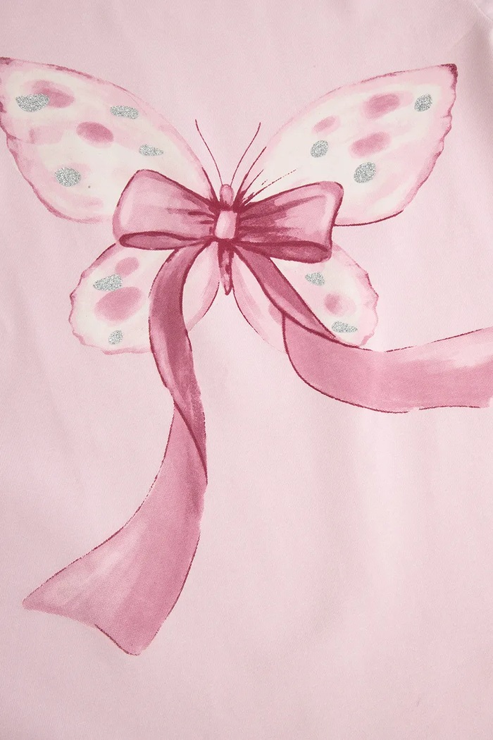 T-shirt dziecięcy bawełniany z elastanem Coccodrillo ZC6143203FGK różowy