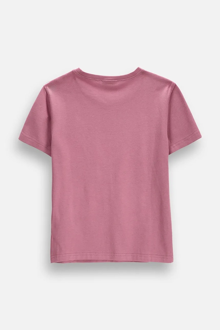 Coccodrillo T-shirt παιδικό βαμβακερό με ελαστάν ZC6143213VGA ροζ AW26