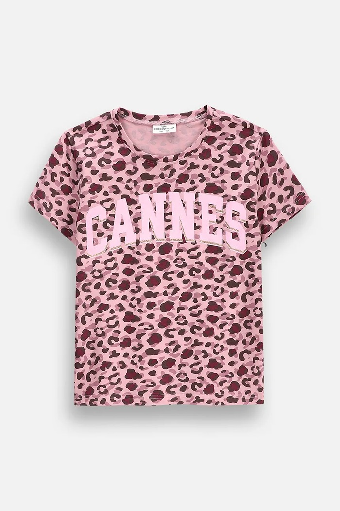 Coccodrillo T-shirt παιδικό βαμβακερό με ελαστάν πολύχρωμο ZC6143209VGA