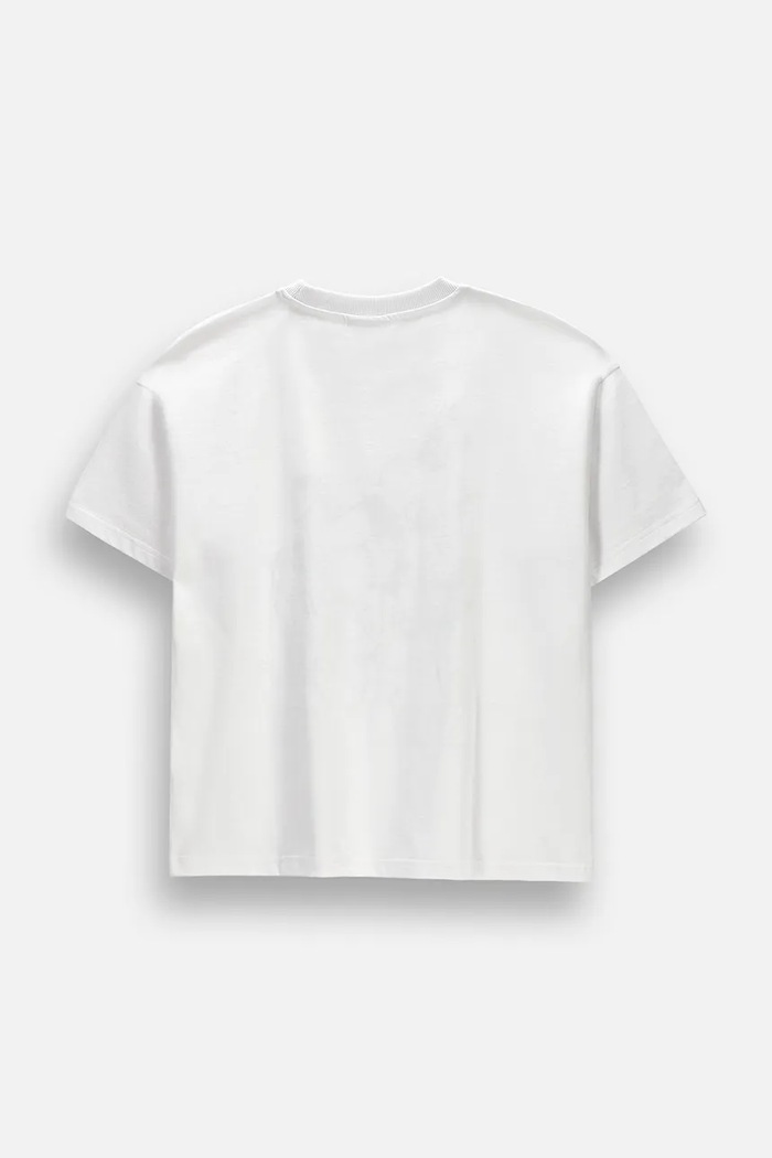Coccodrillo T-shirt dziecięcy bawełniany ZC6143202HGJ biały AW26