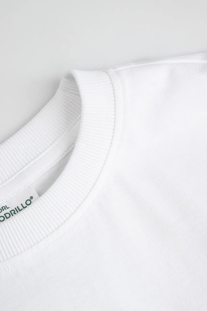 Dziewczynka Coccodrillo T-shirt dziecięcy bawełniany ZC6143202HGJ biały