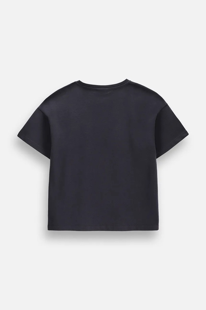 Coccodrillo T-shirt dziecięcy bawełniany ZC6143201HGJ szary AW26