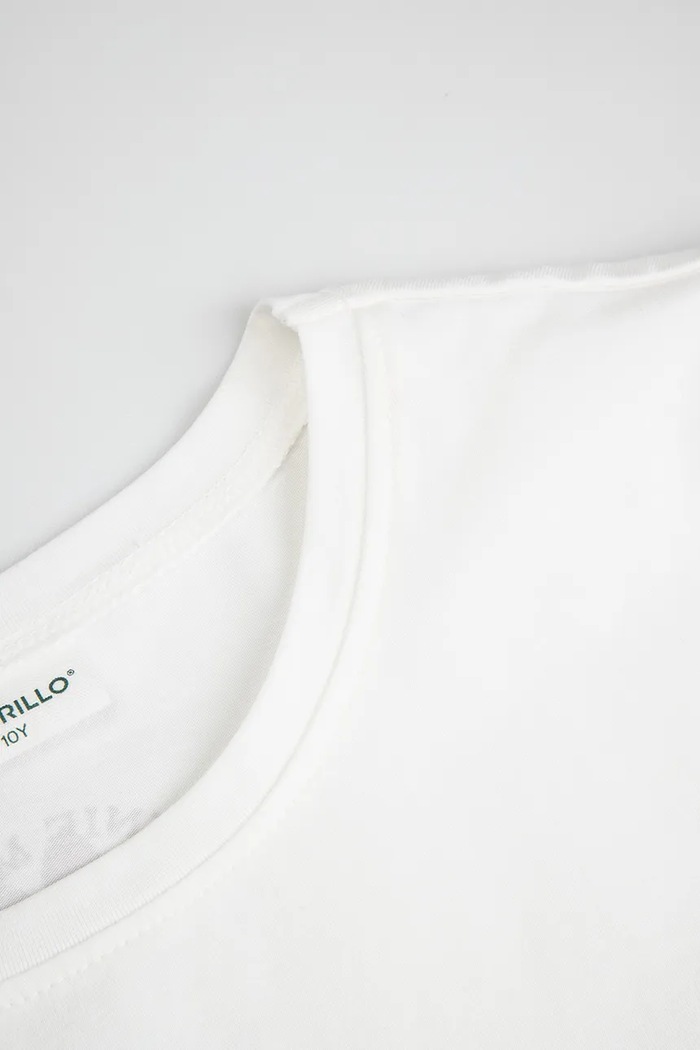 Κοριτσίστικα Coccodrillo t-shirt παιδικό βαμβακερό με ελαστάν ZC6143211LGD μπεζ