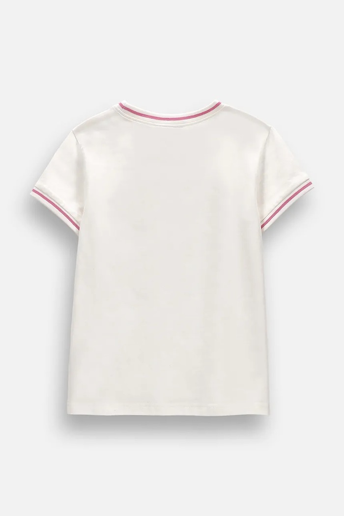 Coccodrillo t-shirt παιδικό βαμβακερό με ελαστάν ZC6143202AGK μπεζ AW26