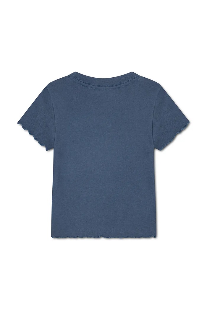 Levi's T-shirt dziecięcy z bawełną I HEART MY LEVIS TOP 3ER400 granatowy AW26