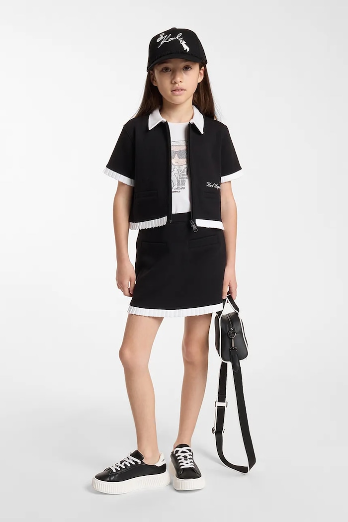 Tričko dětské s bavlnou Karl Lagerfeld Z31158.114.150 bílá