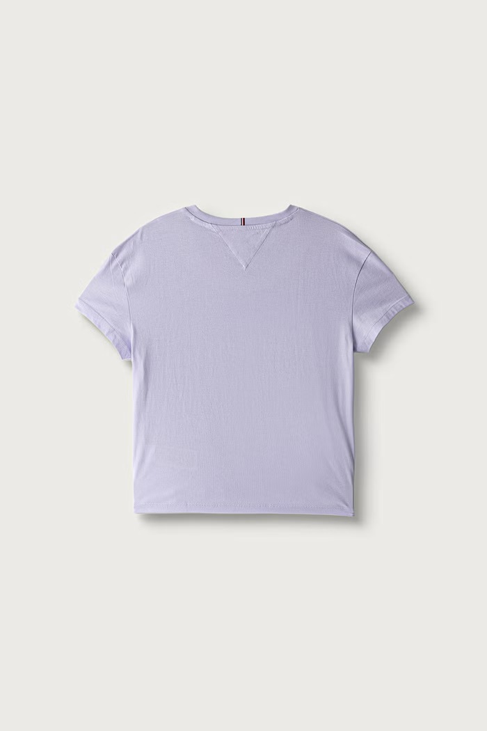 Tommy Hilfiger тениска за деца от памук KG0KG09636.9BY2 виолетов AW26