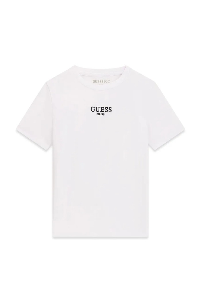 Guess T-shirt dziecięcy bawełniany biały J6YI44.K7391.9BY2