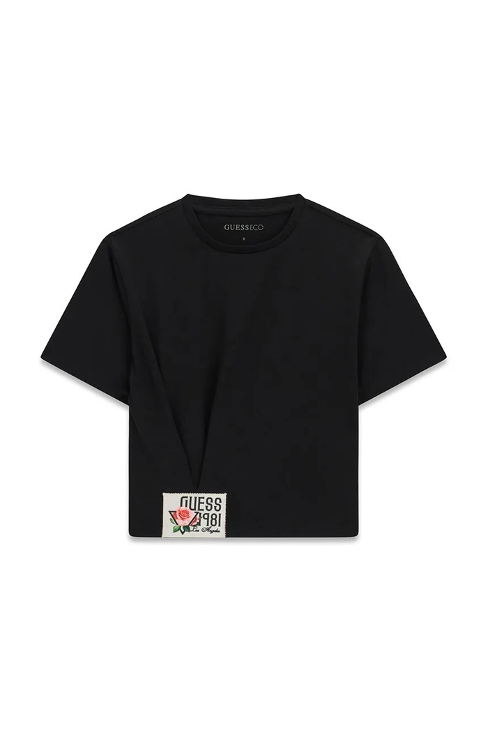 Guess T-shirt dziecięcy czarny J6BI32.K5844.9BY2