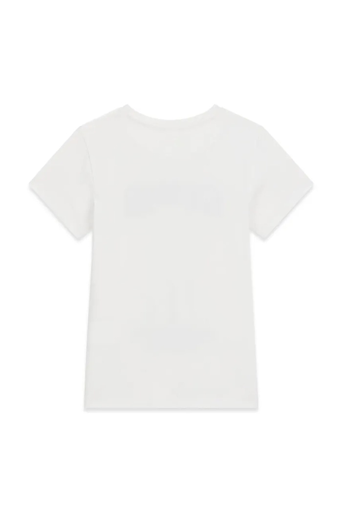 Guess T-shirt dziecięcy bawełniany z elastanem J6BI11.K5790.9BY2 biały AW26