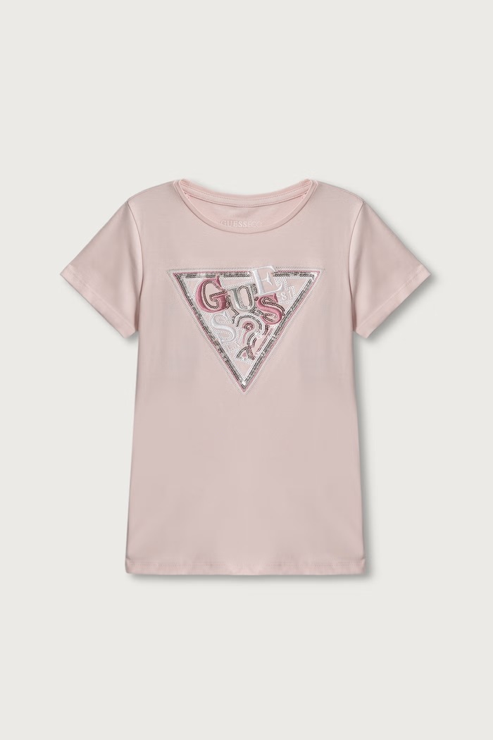 Guess Футболка для детей с хлопком розовый J6BI06.K5776.9BY2