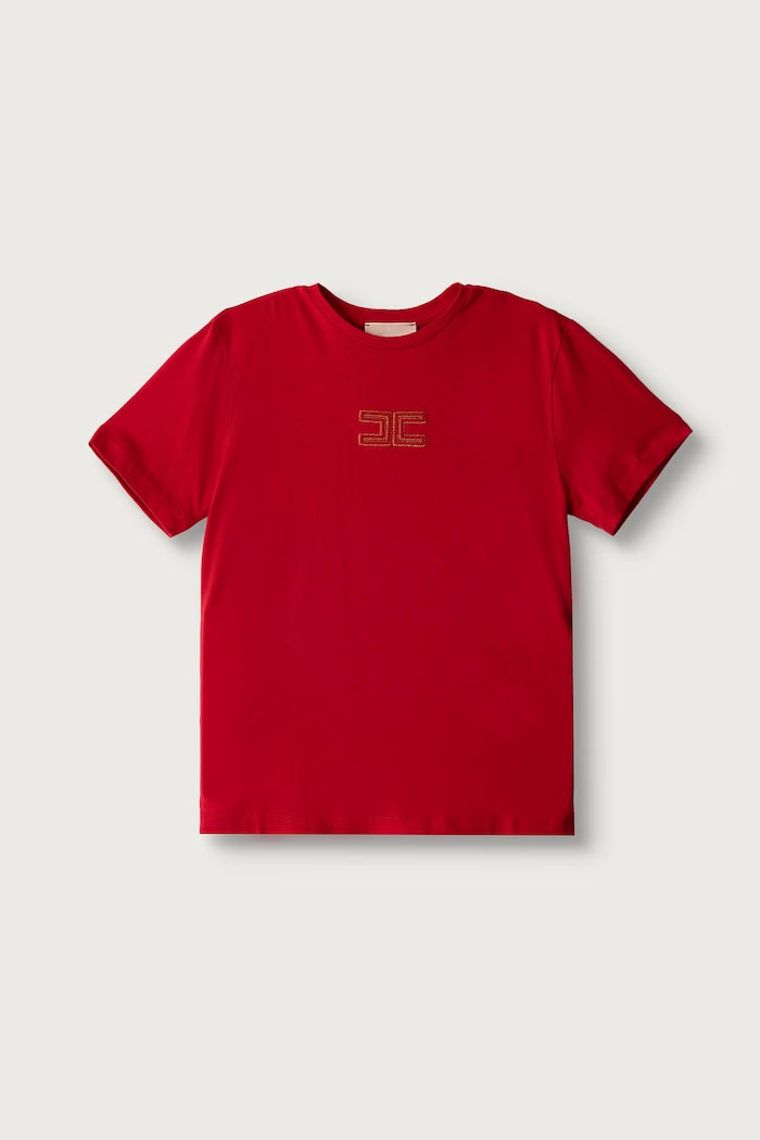 Elisabetta Franchi Tričko detské červená EFTS268.C.JE018