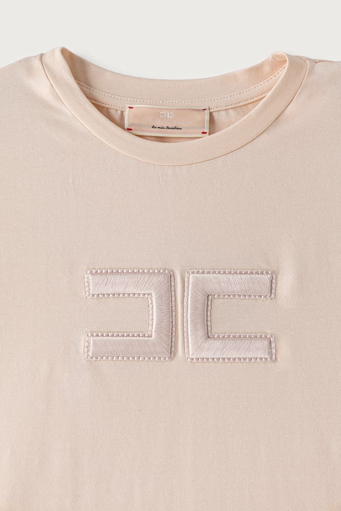 BIMBA Elisabetta Franchi T-shirt per bambini in cotone con elastan EFTS265.C.JE018 arancione