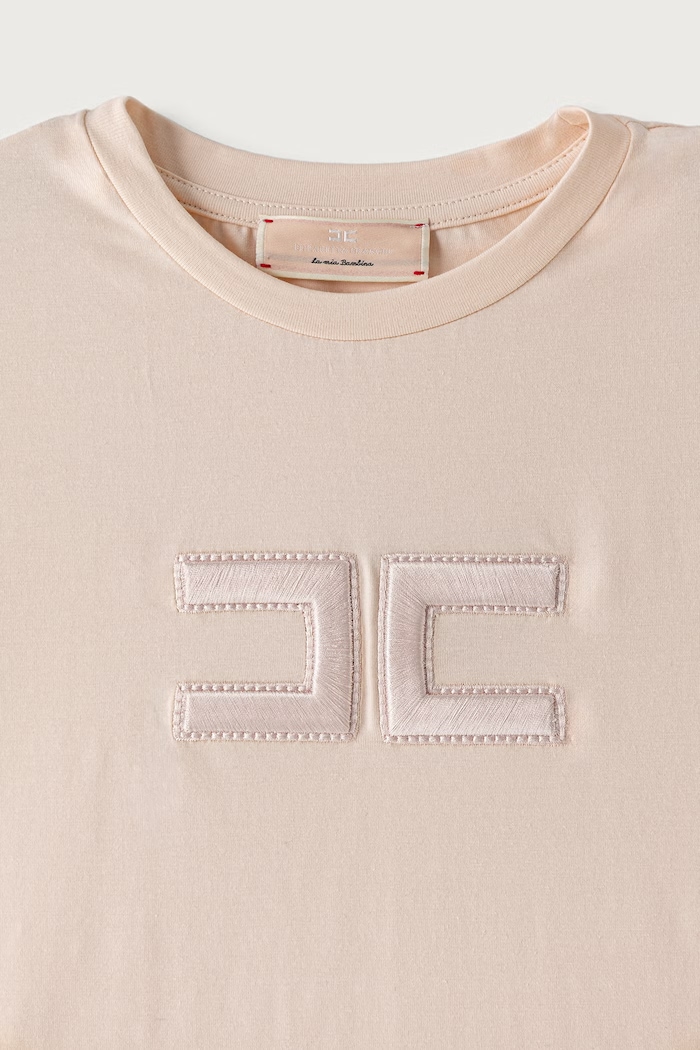 BIMBA Elisabetta Franchi T-shirt per bambini in cotone con elastan EFTS265.C.JE018 arancione