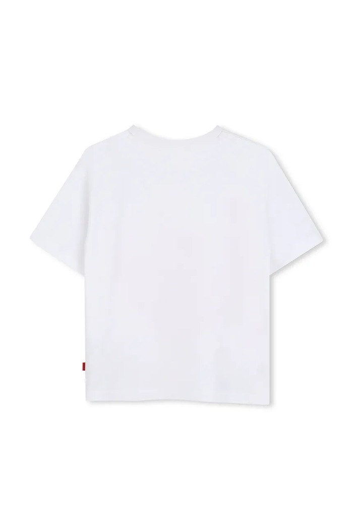 HUGO T-shirt dziecięcy bawełniany G01264.114.150 biały AW26