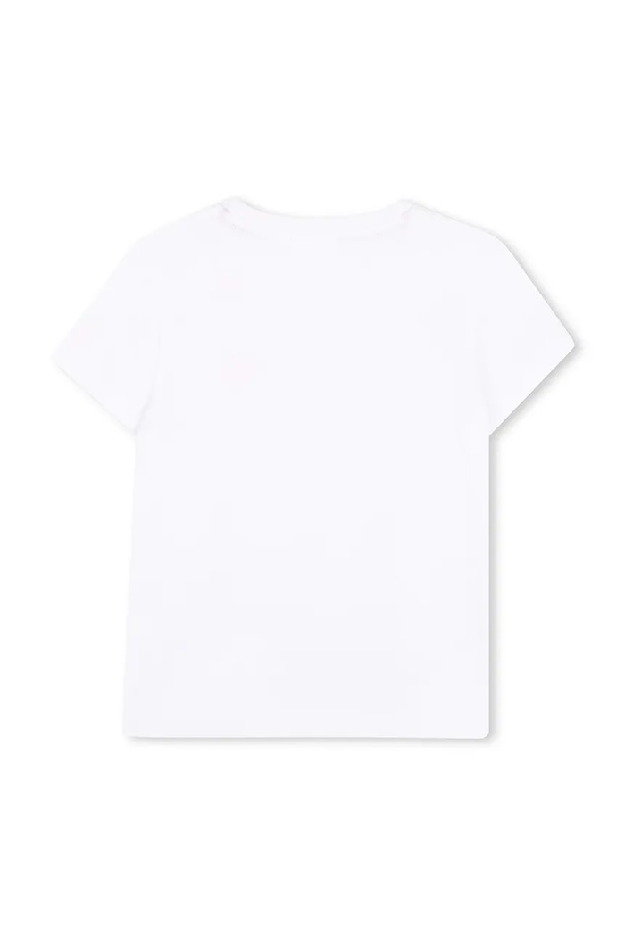 HUGO T-shirt dziecięcy bawełniany G01259.156.174 biały AW26