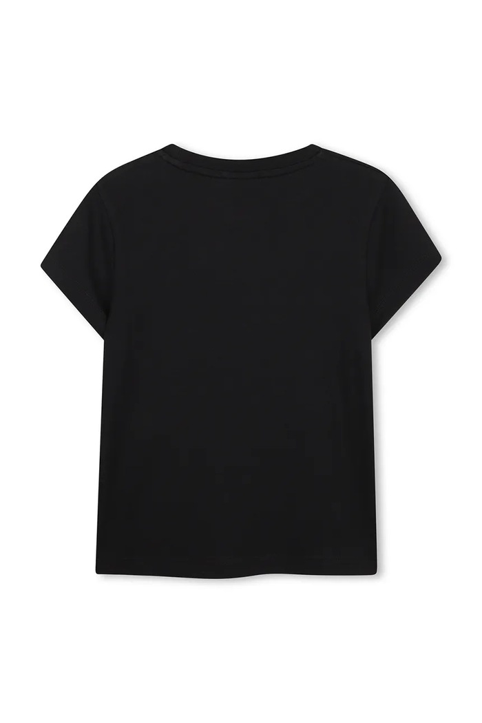 HUGO T-shirt dziecięcy bawełniany G01259.156.174 czarny AW26