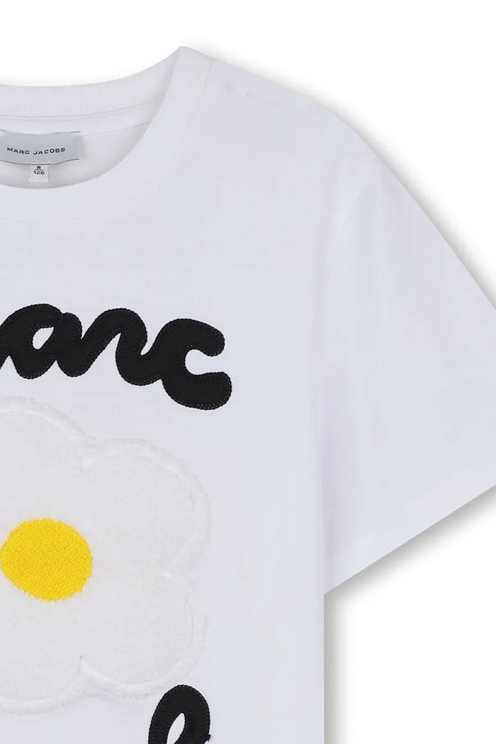 Djevojčice MARC JACOBS Majica za djecu od pamuka W61000.156 bijela