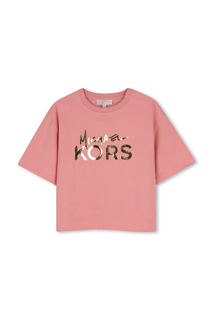 Michael Kors Majica za djecu od pamuka roza R30686.114.150