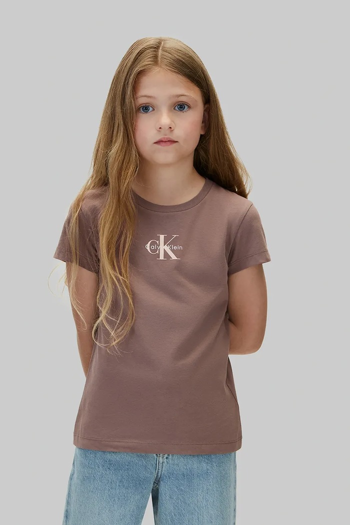 Calvin Klein Jeans T-shirt dziecięcy bawełniany 2-pack LVCKFJA36G.128.170.9BY2 różowy AW26