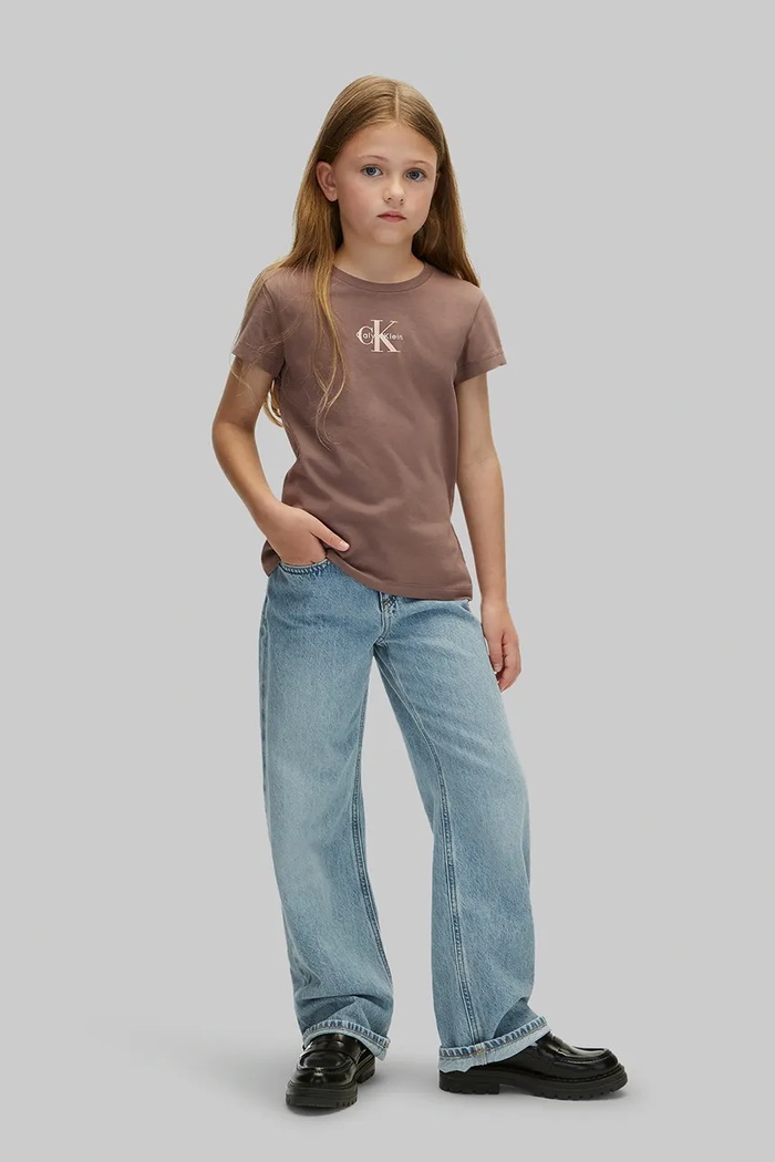 Dziewczynka Calvin Klein Jeans T-shirt dziecięcy bawełniany 2-pack LVCKFJA36G.128.170.9BY2 różowy