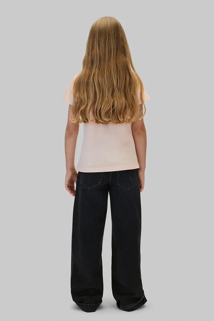 T-shirt dziecięcy bawełniany 2-pack Calvin Klein Jeans LVCKFJA36G.104.116.9BY2 różowy