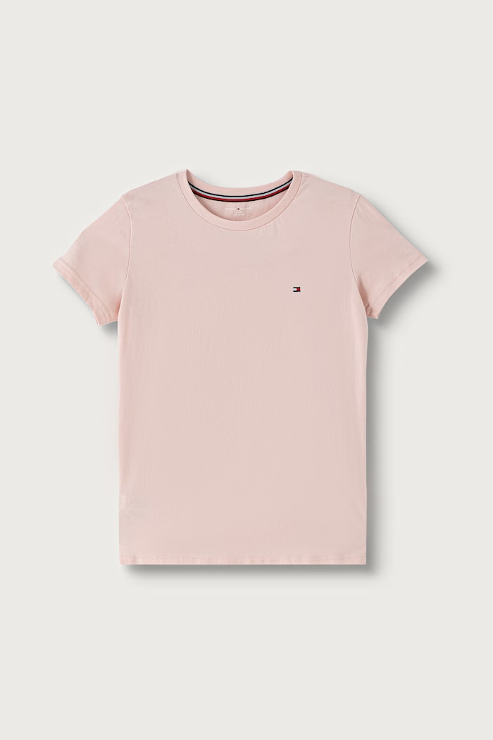 Dziewczynka Tommy Hilfiger T-shirt dziecięcy bawełniany 2-pack UG0UG00307.9BY2 granatowy