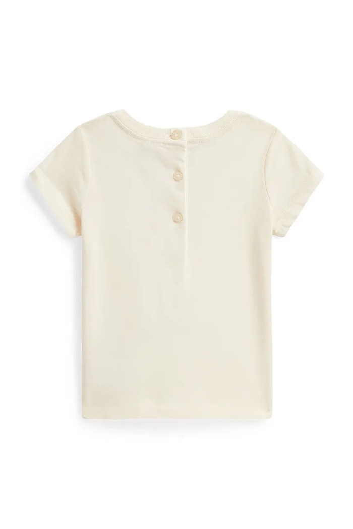 Polo Ralph Lauren Majica za bebe od pamuka 310B28481001 bež AW26